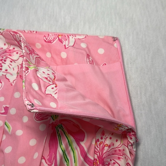 Lilly Pulitzer Ingrid Skirt in Pulitzers Prize, Pleated Eyelet Women’s Size 10 - Picture 7 of 12